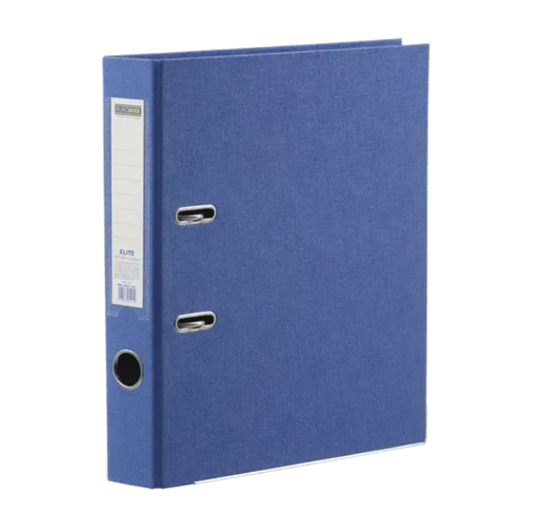 Папка-реєстратор А4 двостороння Buromax Elite 50 мм синя (BM.3002-02c)